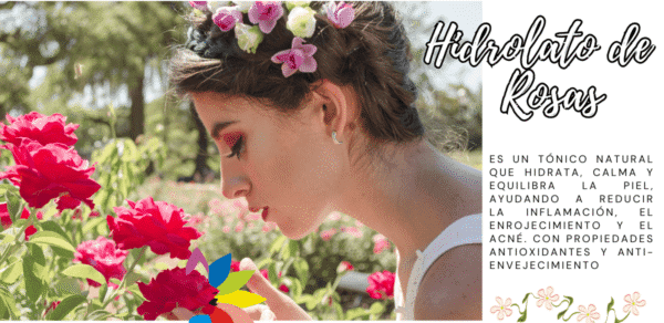 Hidrolato de Rosas OLIMPO – 100% natural y artesanal